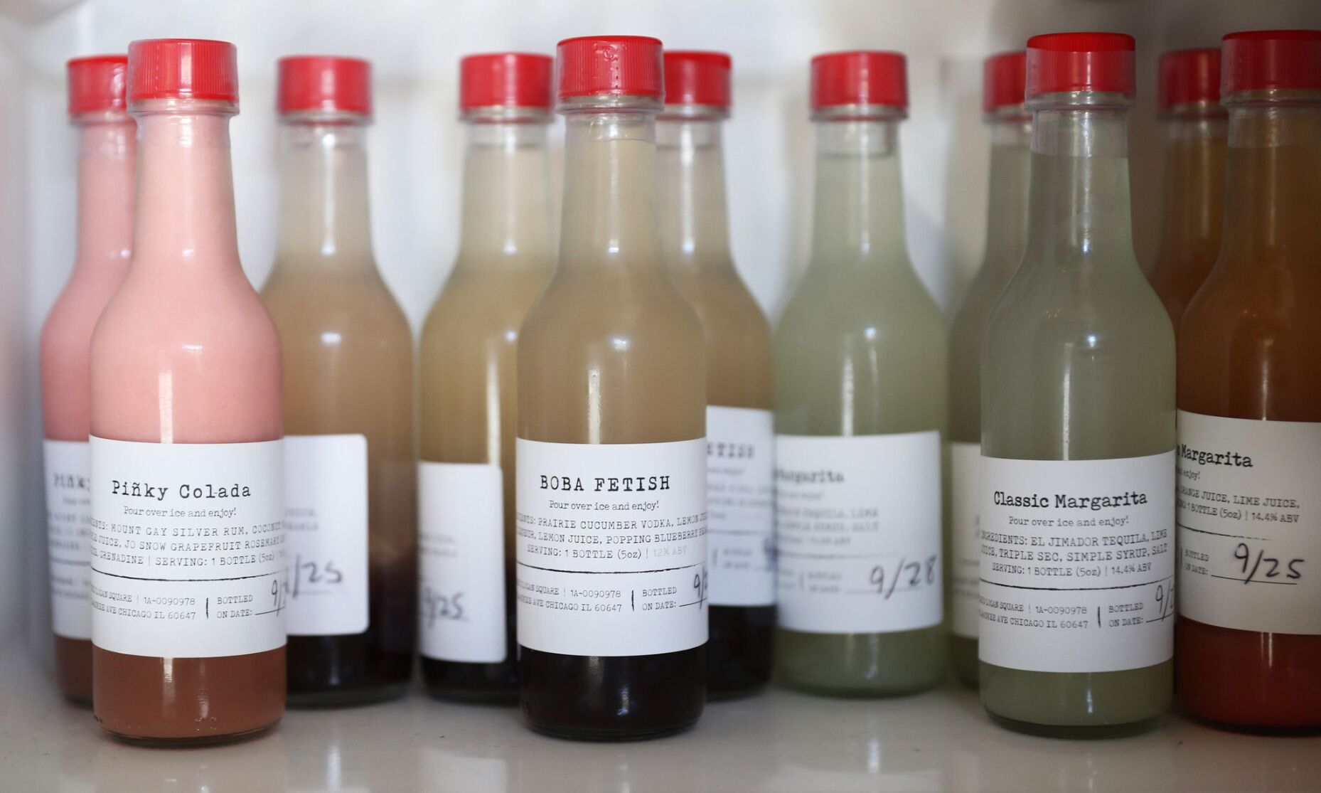 Bottled cocktails